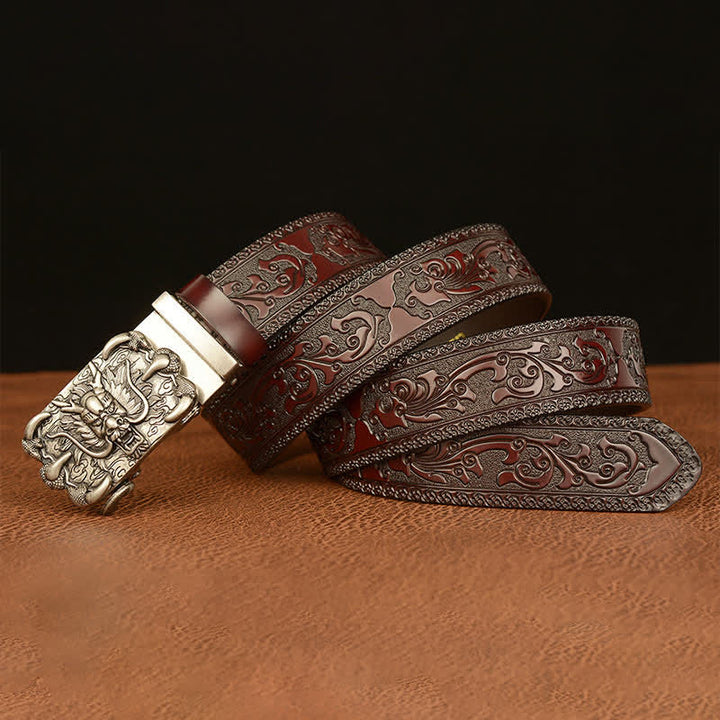 Men's Mighty Dragon Claw Leather Belt - image 17