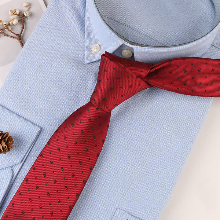 Men's Vintage Geometric Floral Motifs Necktie