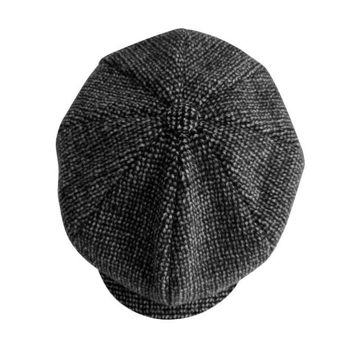 Tiny Checks Gatsby Beret Octagonal Cap - image 4