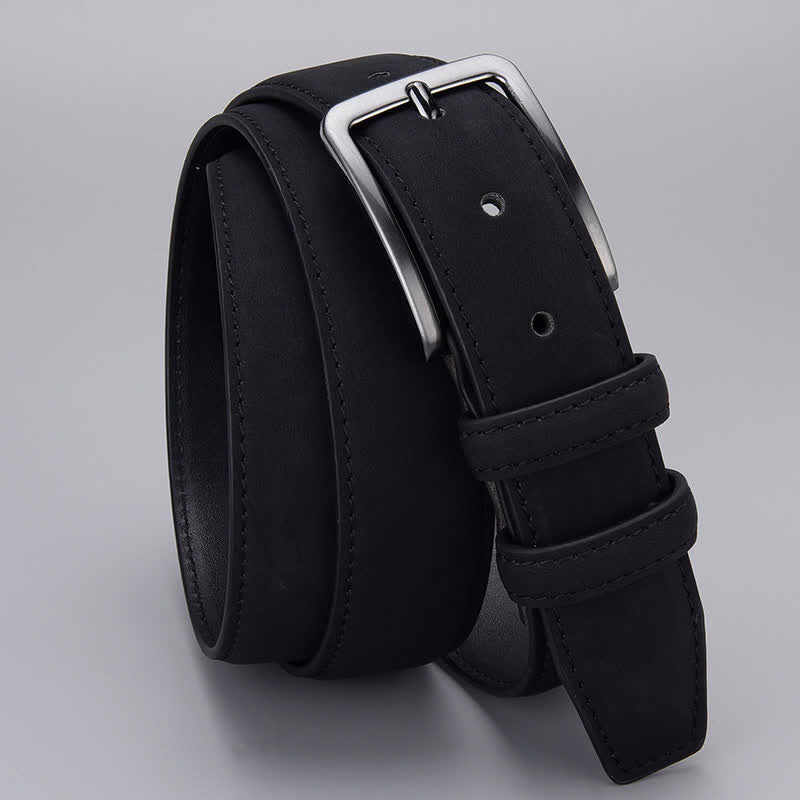 Men's Rugged Matte PU Leather Belt - image 5