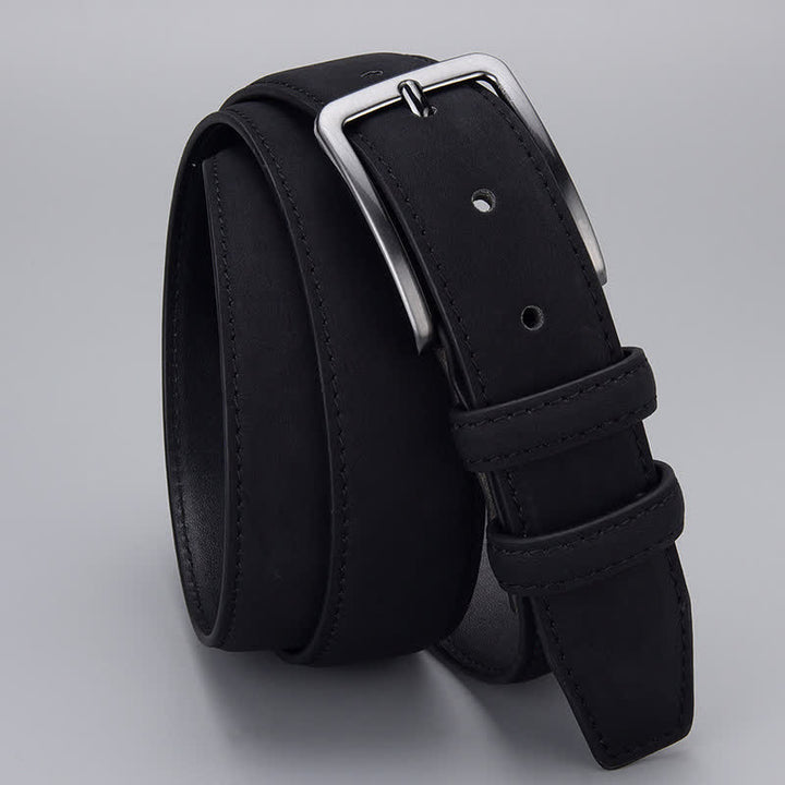 Men's Rugged Matte PU Leather Belt - image 5