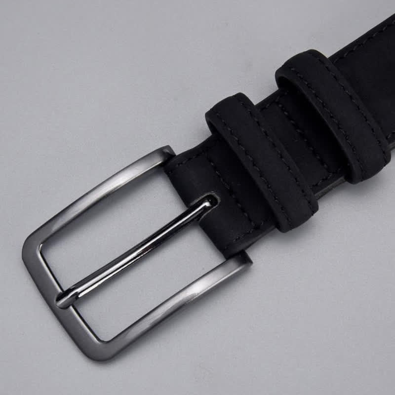 Men's Rugged Matte PU Leather Belt - image 6