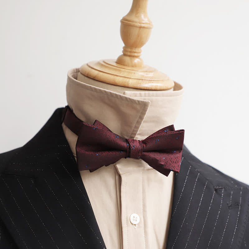 Men's Burgundy Series Gentleman Bow Tie - Style #2 - image 4