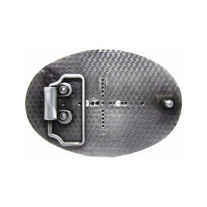Men's DIY Animal Flying Eagle Buckle Leather Belt - image 1