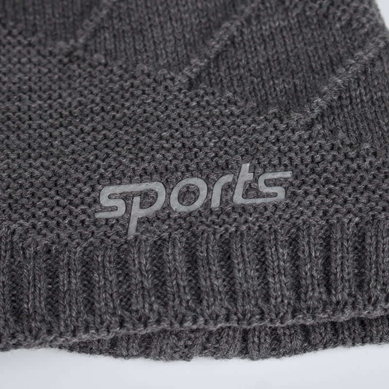 Casual Winter Solid Color Pile Knitted Hat - image 6