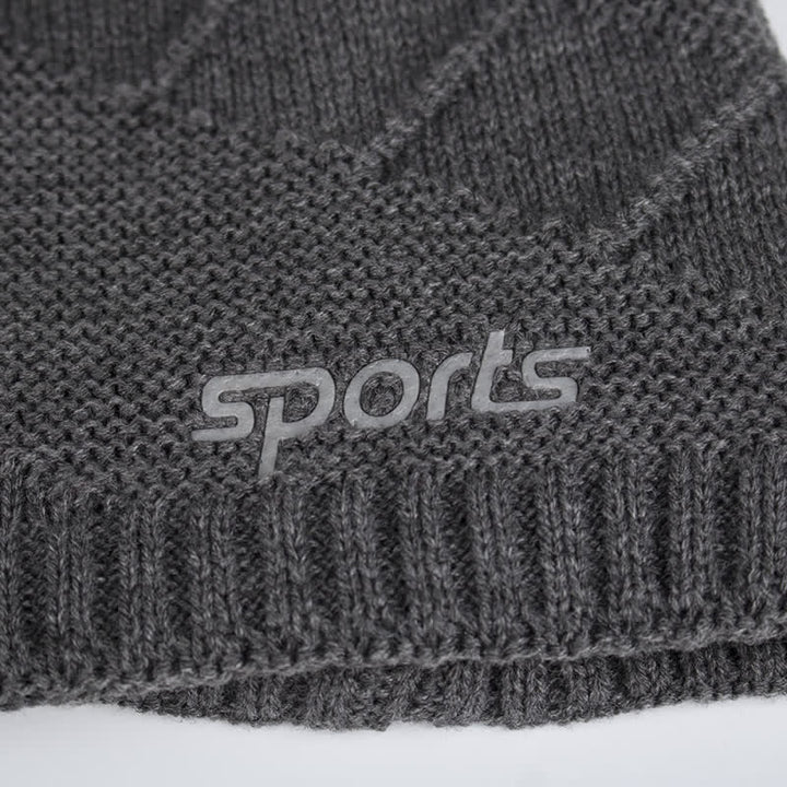 Casual Winter Solid Color Pile Knitted Hat - image 6