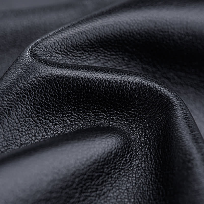 Men's Touch Screen Waterproof PU Leather Gloves - image 8
