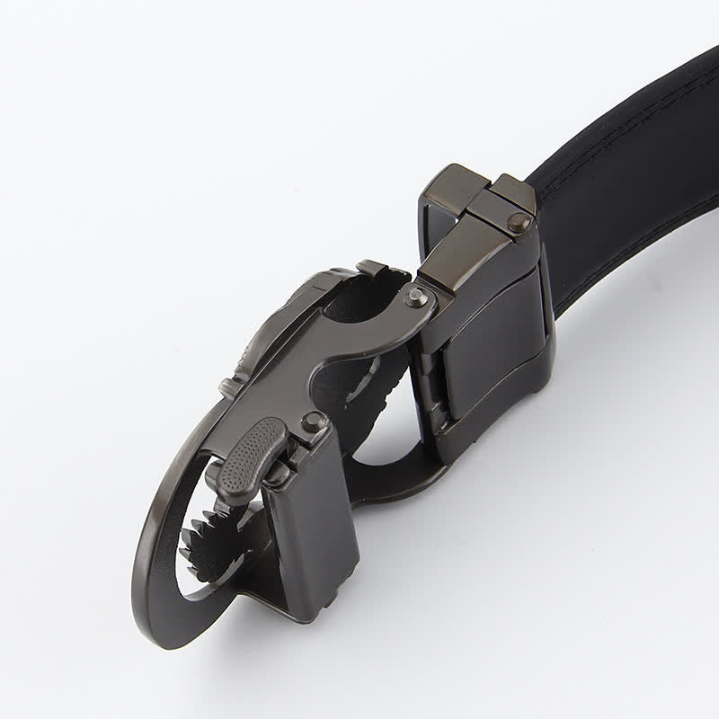 Men's Dragon Business Automatic Ratchet Leather Belt - image 5