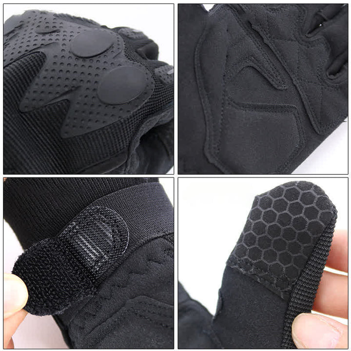 Outdoor Mountaining Full Finger Black Tactical Gloves - image 7