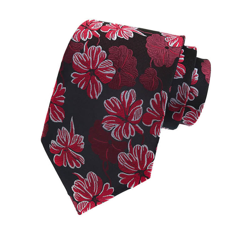 3Pcs Men's Daisy Floral Necktie Set - image 1