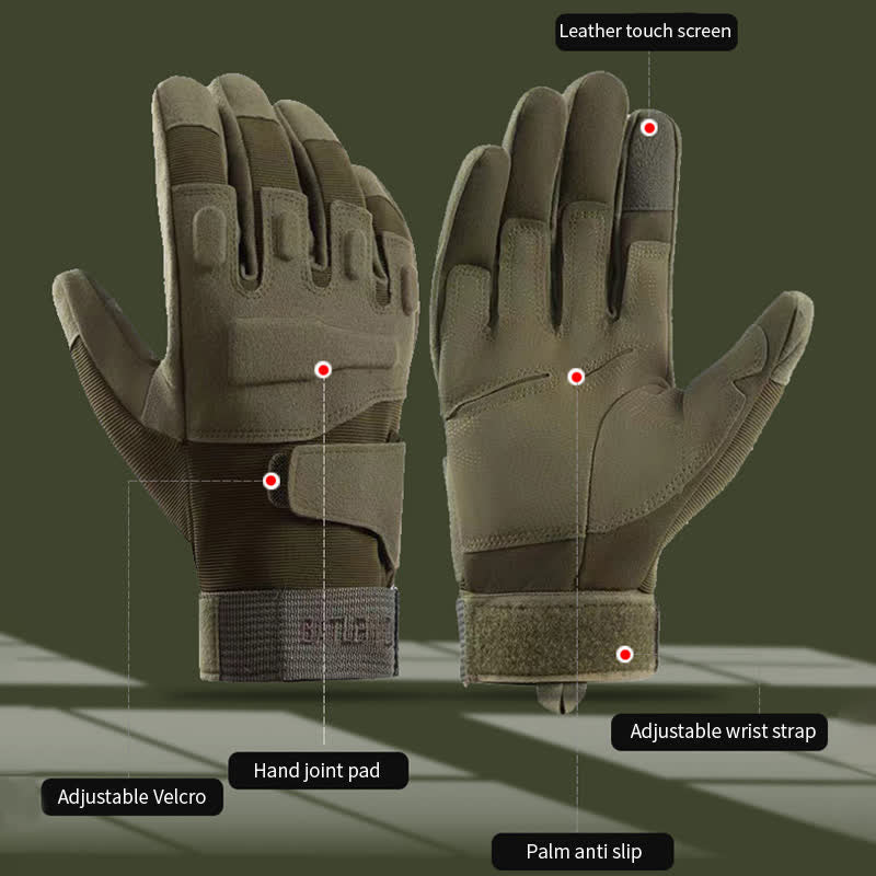Indestructible Thicken Anti-Skid Hard Knuckle Tactical Gloves - image 5