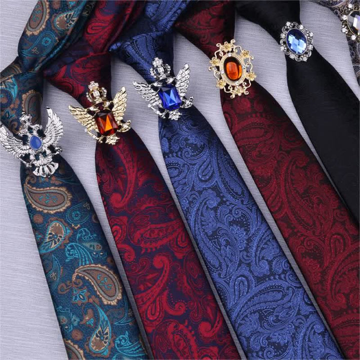 Men's Royal Throwback Pin Buckle Necktie - image 1