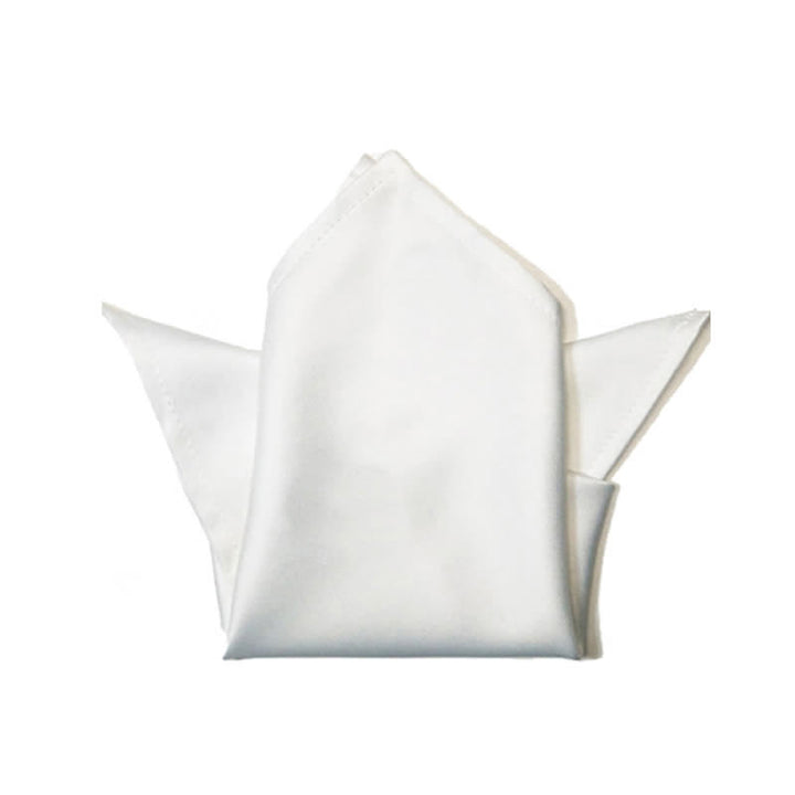 Men's Sparkling Glitter Bow Tie Pocket Square - White - Pocket Square - image 11