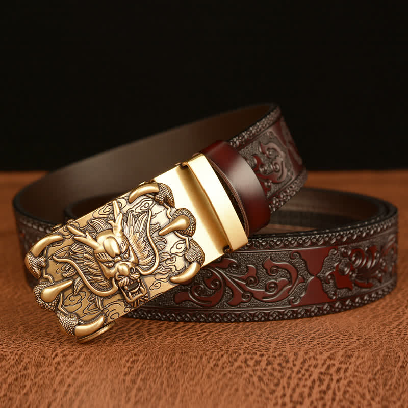 Men's Mighty Dragon Claw Leather Belt - image 3