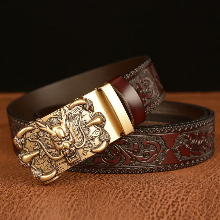 Men's Mighty Dragon Claw Leather Belt - image 3