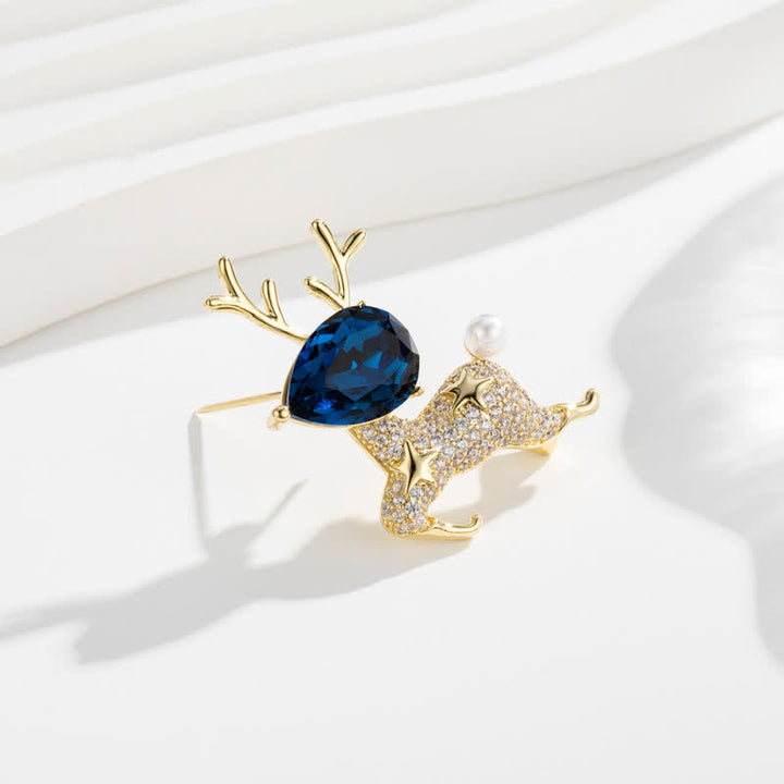 Women's Little Elk Pearl Brooch - image 3