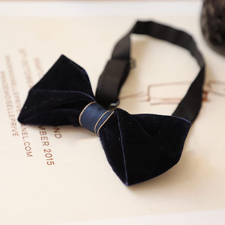 Men's Advanced Velvet Twist Bow Tie - image 6