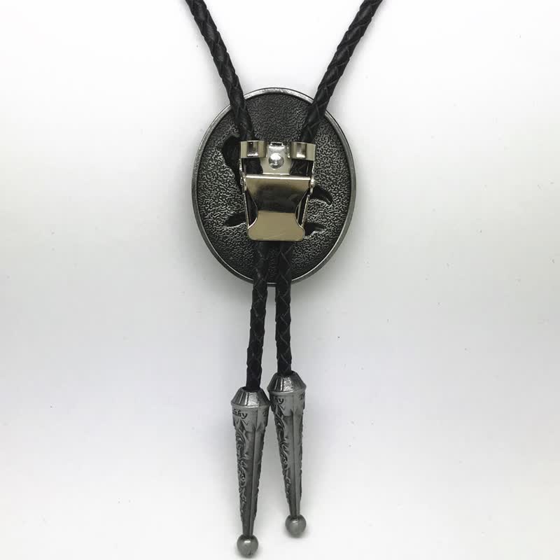 Native Western Vintage Tribal Flying Eagle Bolo Tie - image 4