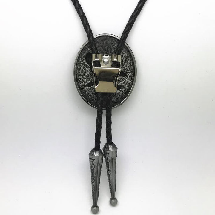 Native Western Vintage Tribal Flying Eagle Bolo Tie - image 4
