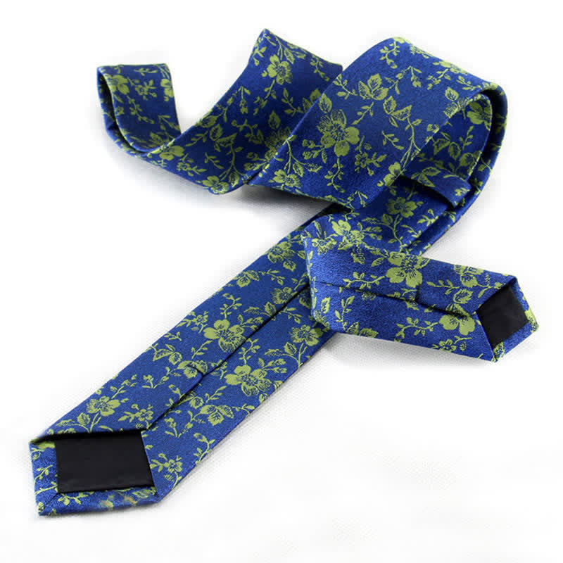 Men's Spring Time Tiny Floral Necktie - image 1