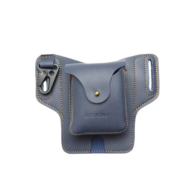 Mobile Phone Storage Fanny Pack Leather Belt Bag - image 6