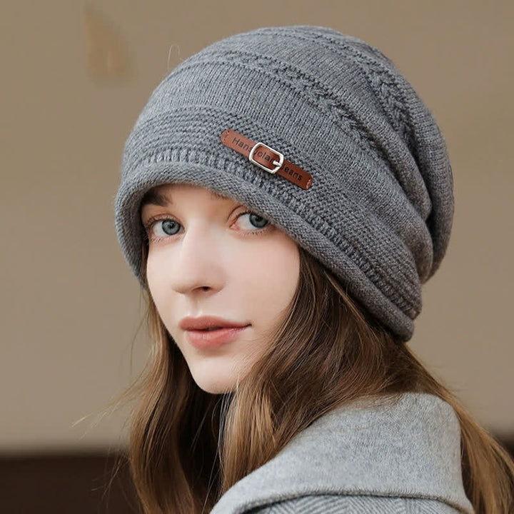 Women's Packable Winter Cap Pile Knitted Hat - image 4