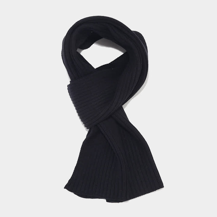 3Pcs Unisex Classic Versatile Hat Scarf Gloves Set - image 14