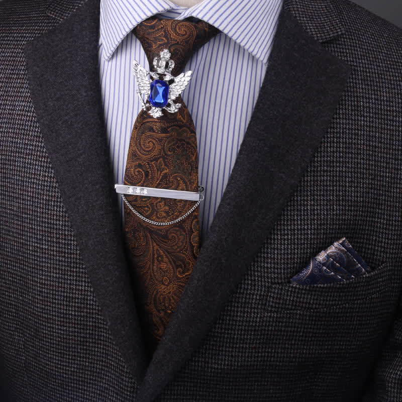 Men's Royal Throwback Pin Buckle Necktie - image 0
