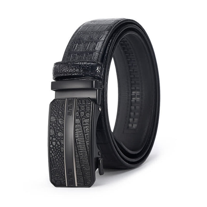 Men's Luxury Crocodile Skin Pattern Leather Belt - Style #14 - 44 - image 22