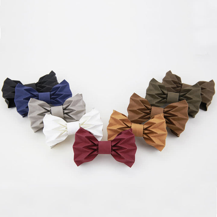 Men's Creative Environmental Kraft Paper Bow Tie - image 9