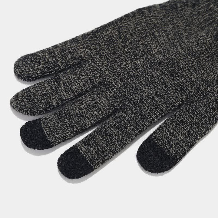 3Pcs Unisex Slouchy Warm Beanie Hat Scarf Gloves Set - image 7