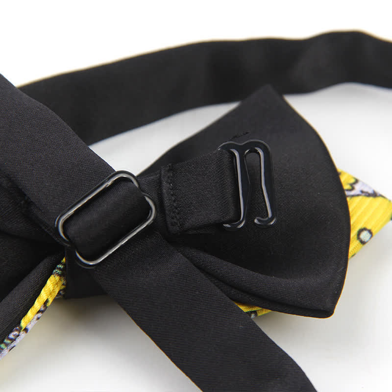 Men's Cartoon Sea Horse Pointy Bow Tie - image 7