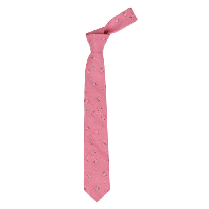 Men's Elegant Floral Skinny Necktie - image 2