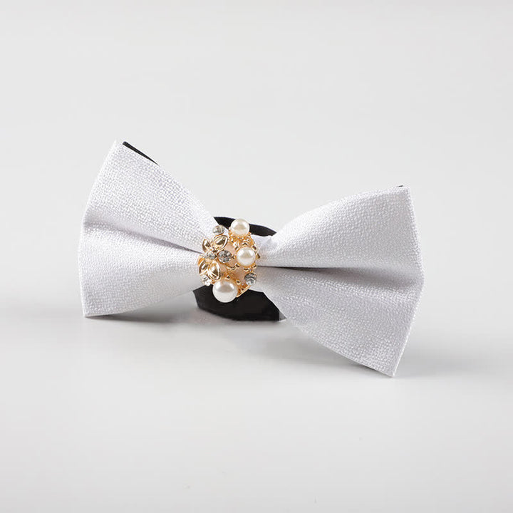 Men's Pearl Formal Tuxedo Bow Tie - image 7