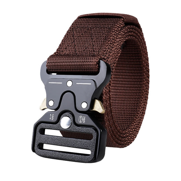 Men's Tactical Duty Adjustable Belt - Coffee - 50" - image 12