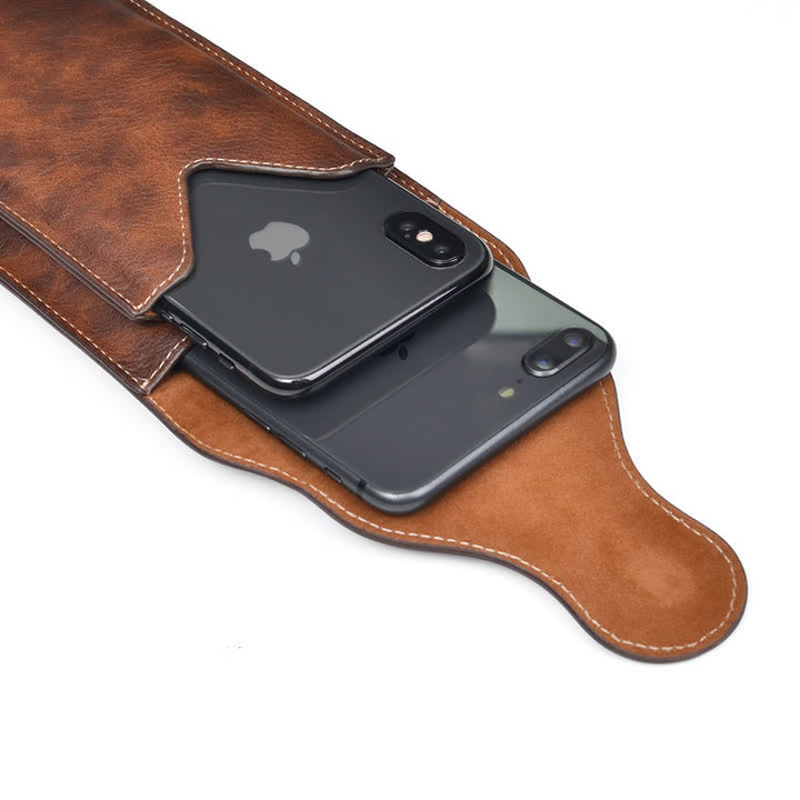 Magnetic Clip Double-layer Mobile Phone Case Belt Bag - image 9