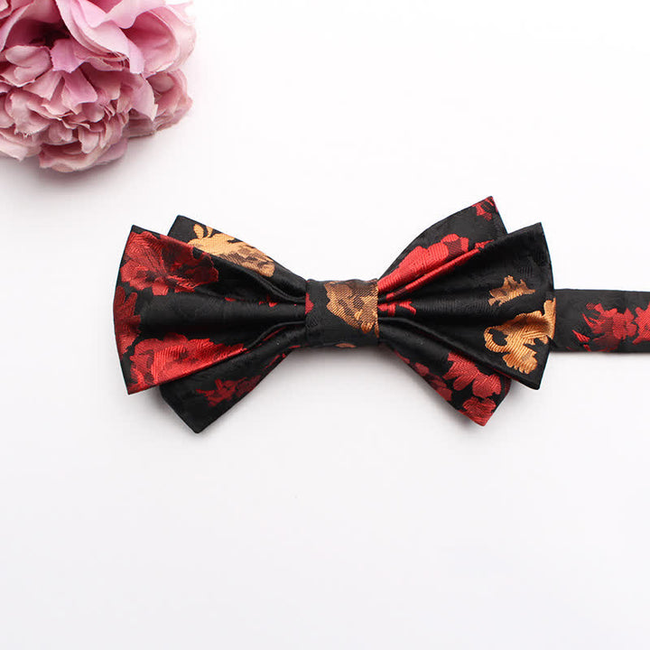 Men's Fangled Jacquard Texture Suit Bow Tie - # 3 - image 5