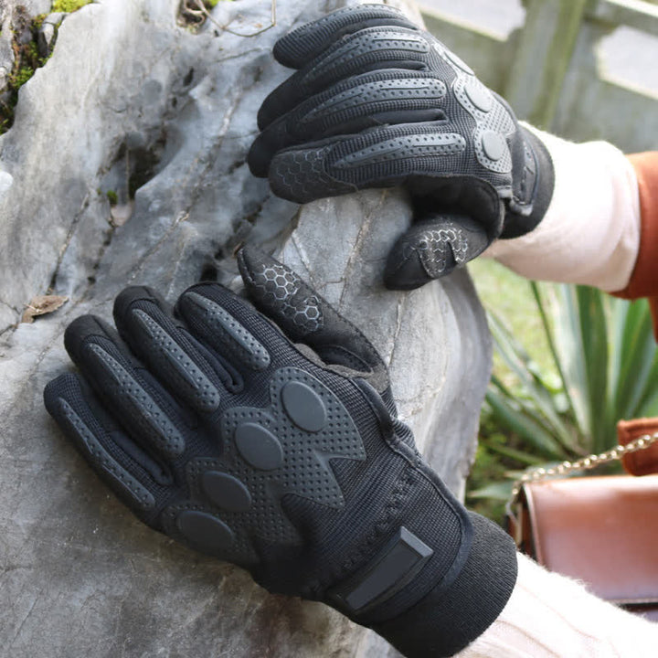 Outdoor Mountaining Full Finger Black Tactical Gloves - image 2