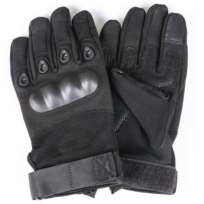 Motorcycle Riding Thicken Fleece-lined Tactical Gloves - image 6