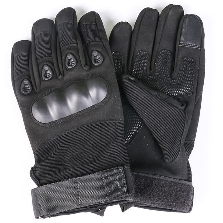 Motorcycle Riding Thicken Fleece-lined Tactical Gloves - image 6