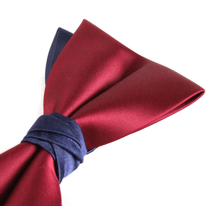 Men's Asymmetrical Two Tone Bow Tie - image 22