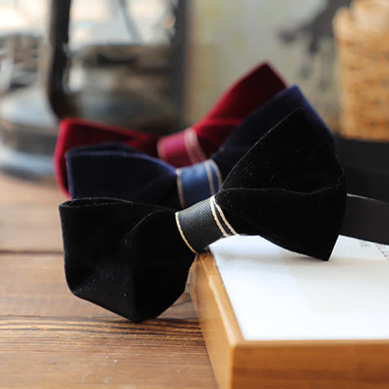 Men's Advanced Velvet Twist Bow Tie - image 11