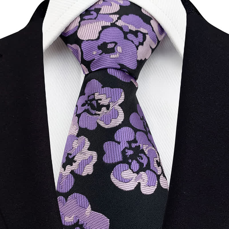 Men's Luxury Modern Floral Necktie - image 0