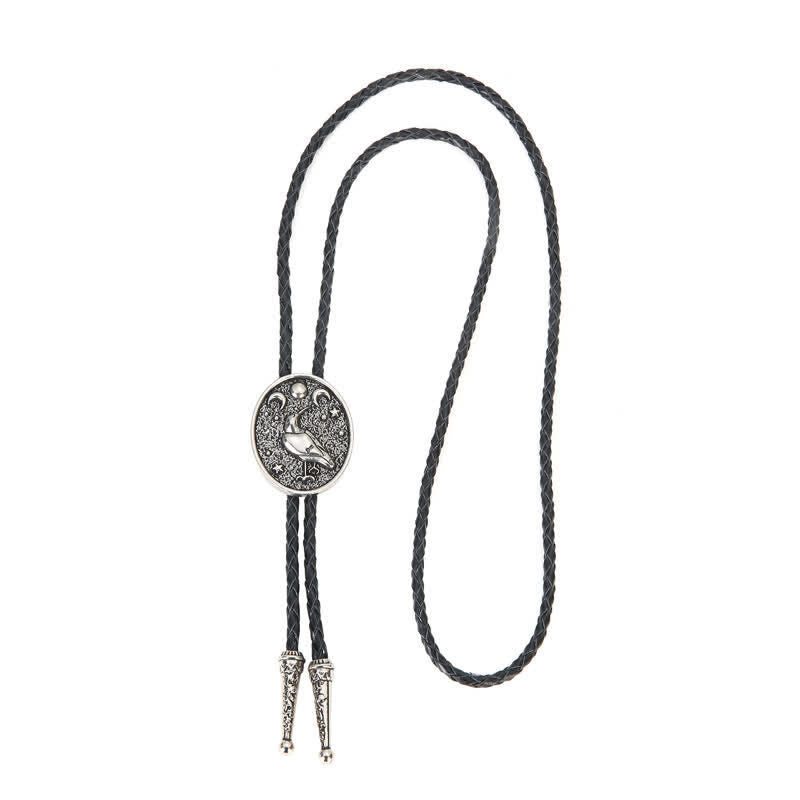 Simple Stars Moon Trendy Bird Bolo Tie - image 8