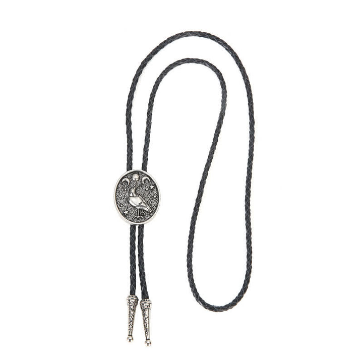 Simple Stars Moon Trendy Bird Bolo Tie - image 8