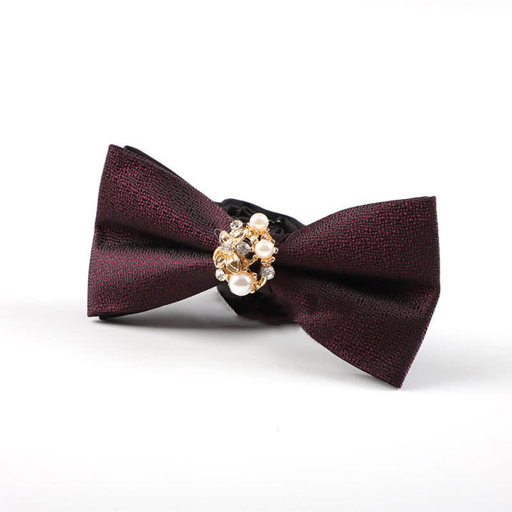 Men's Pearl Formal Tuxedo Bow Tie - image 13