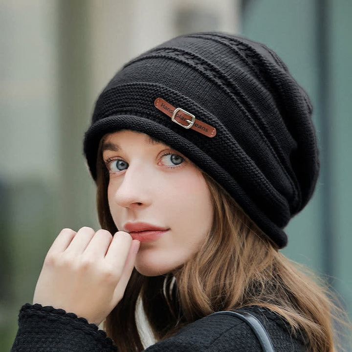 Women's Packable Winter Cap Pile Knitted Hat - image 6