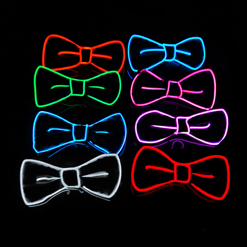 Men's LED Luminous Glowing Bow Tie - image 2