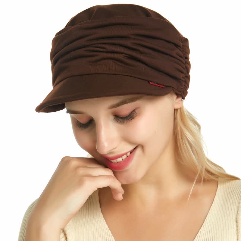 Women's Soft-Brimmed Hat Pleated Baseball Cap - image 11