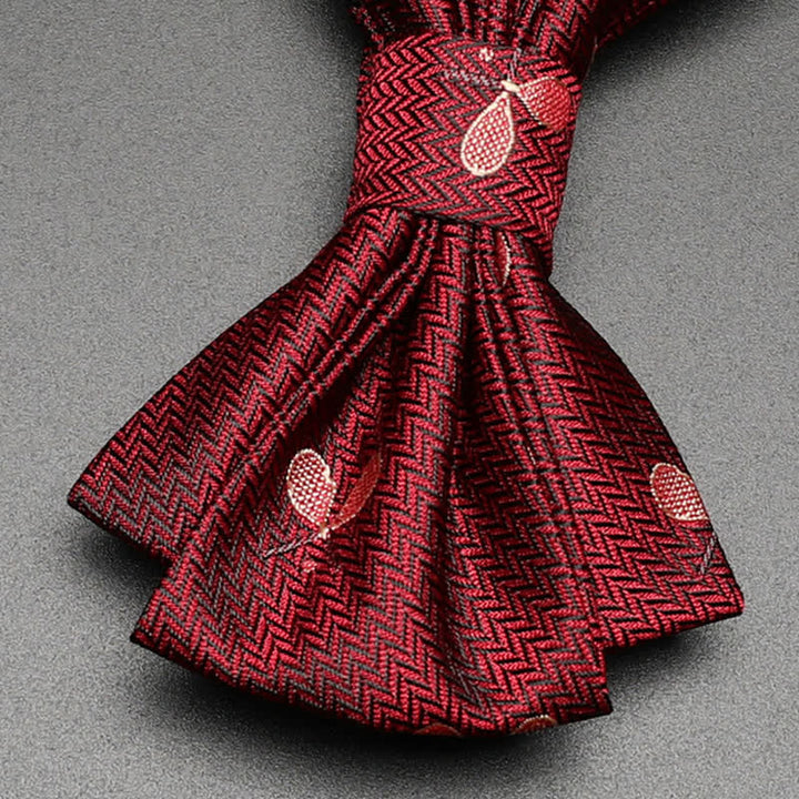 Men's Deluxe Burgundy Tennis Racquet Bow Tie - image 3